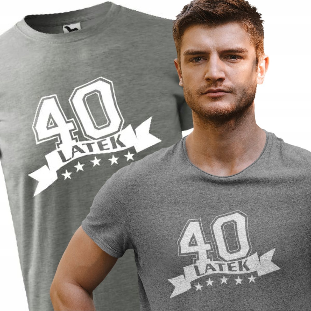 Koszulka Na 40 Urodziny 40 Latek Super Prezent Dla Niego Męska S/Aradena