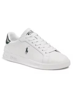 Półbuty damskie - Polo Ralph Lauren Sneakersy Hrt Ct II 809829824004 Biały - grafika 1