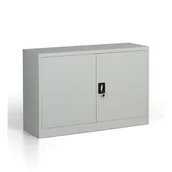 Szafy biurowe - B2B Partner Metalowa szafa, demontowana, 1 półka, 1200 x 800 x 400 mm, szara 908002 - miniaturka - grafika 1