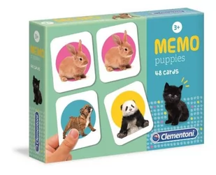 Clementoni Memo Puppies - Gry planszowe - miniaturka - grafika 1