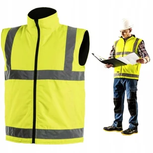 Rems Kamizelka Ostrzegawcza Ocieplana Żółta Xl (54) - Odzież robocza - miniaturka - grafika 1