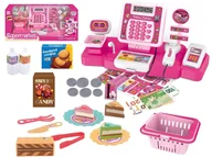 Zabawy w naśladowanie dorosłych - KASA FISKALNA SKLEPOWA dla dzieci Z KALKULATOREM Skaner ŚWIATŁO DŹWIĘK - miniaturka - grafika 1