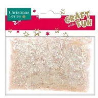 Dekoratorstwo - MEGA CREATIVE Ozdoba dekoracyjna konfetti transparentne 30g - miniaturka - grafika 1