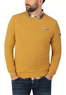 Bluzy męskie - Timezone Męska bluza Cosy Crewneck, żółty, S - miniaturka - grafika 1