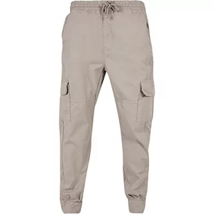 Urban Classics Męskie spodnie wojskowe do biegania cargo spodnie z naszytymi kieszeniami dla mężczyzn, dostępne w 6 kolorach, rozmiary XS - 5XL, Wolfgrey, 3XL - Spodenki męskie - miniaturka - grafika 1