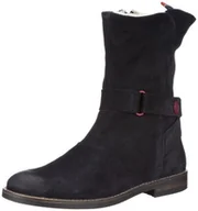 Kozaki damskie - Tommy Hilfiger MEIZ 3A FG56814576 kozaki dziewczęce, niebieski - niebieski Midnight 403-35 EU - miniaturka - grafika 1
