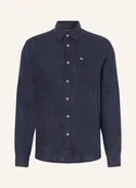 Koszule męskie - Napapijri Koszula Z Lnu G-Linen Ls Regular Fit blau - NAPAPIJRI - miniaturka - grafika 1