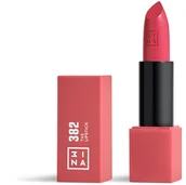 Szminki - 3ina 3INA Makeup  Vegan  Cruelty Free  The Lipstick 382  ciemnoróżowa matowa  pomadka do ust o wysokiej pigmentacji  szminka do ust  matowa, matowa, intensywna kolory, kremowy zapach wanilii - miniaturka - grafika 1