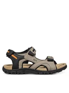 Sandały męskie - Geox Sandały Uomo Sandal Strada U8224D 000EK C5004 Beżowy - miniaturka - grafika 1