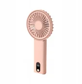 Wentylatory - Wentylator / wiatrak przenośny W10 różowy - miniaturka - grafika 1