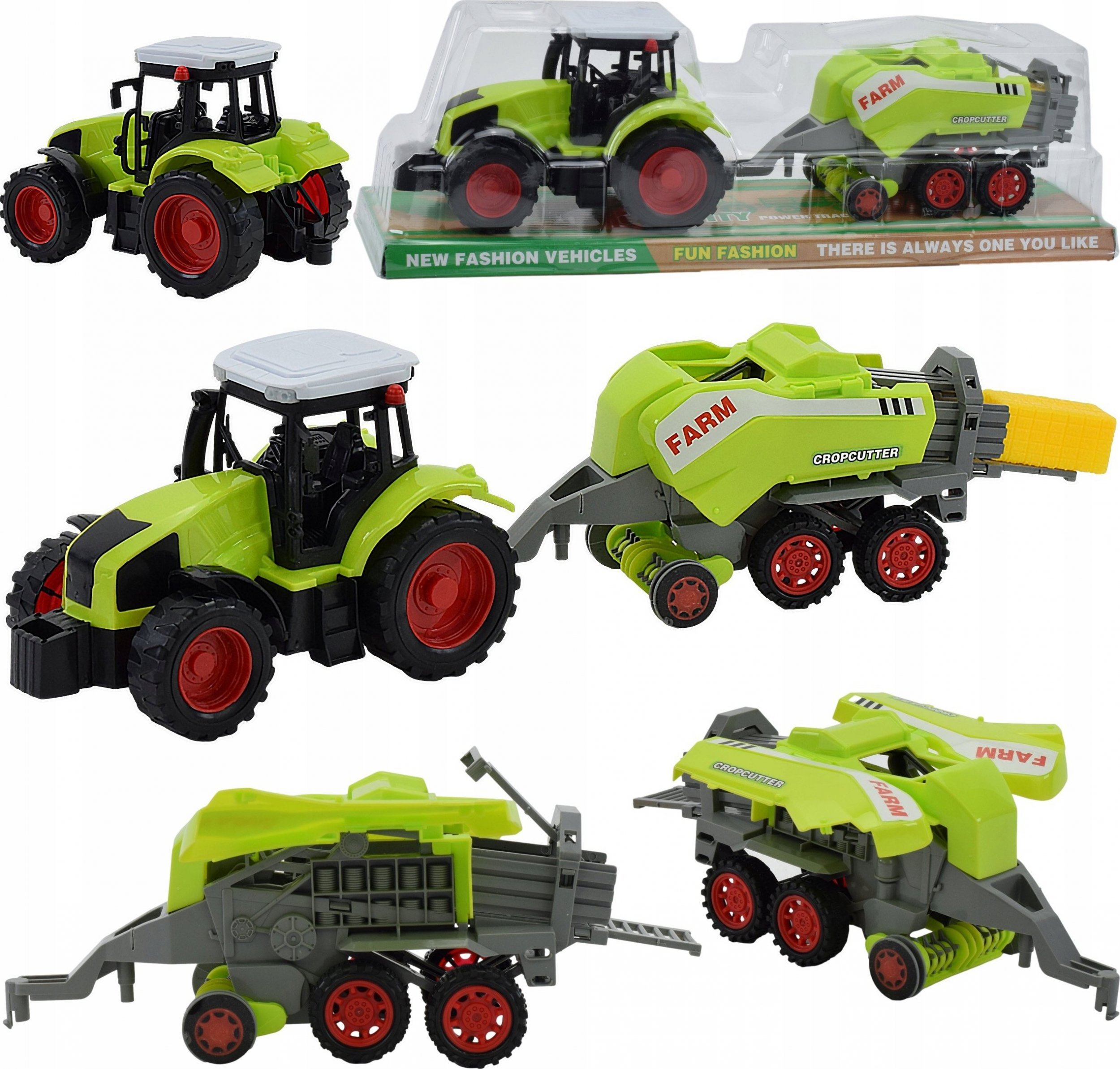 Skleplolki TRAKTOR CIĄGNIK NAPĘD PRASA ZESTAW FARMER MASZYNA