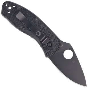 Nóż składany Spyderco Ambitious Black FRN, Black Blade 8Cr13MoV (C148PBBK) - Noże - miniaturka - grafika 3