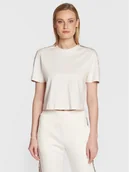 Koszulki i topy damskie - Guess T-Shirt V3RI08 I3Z14 Beżowy Relaxed Fit - miniaturka - grafika 1