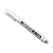 Markery permanentne - Mikromarker K100 Kamet BIAŁY Permanentny 415237 - miniaturka - grafika 1