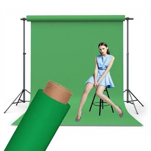 Tło Fotograficzne Kartonowe Zielone Duże 2,72 x 10m na Tulei - Tła fotograficzne - miniaturka - grafika 1