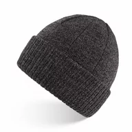Czapki męskie - Czapka Męska Typu Beanie Szara, Zimowa Paolo Peruzzi Br-03-Gr - miniaturka - grafika 1