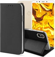 Etui i futerały do telefonów - Hello Case ETUI Z KLAPKĄ DO XIAOMI REDMI NOTE 12 PRO 5G CZARNE ZAMYKANE MAGNETYCZNE - miniaturka - grafika 1