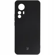 Etui i futerały do telefonów - Bizon Etui Case Silicone do Xiaomi 12T czarne - miniaturka - grafika 1