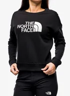 Bluzy sportowe damskie - Bluza bez kaptura damska The North Face Drew Peak Crew - tnf black - miniaturka - grafika 1