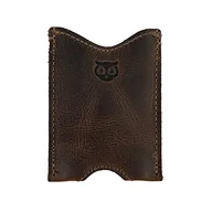 Portfele - Hide & Drink, Rustykalny skórzany portfel z kieszenią, dla łatwych podróżników, osób dojeżdżających do pracy, ręcznie robiony, zawiera 101-letnią, brązowy burbon, S, etui na karty - miniaturka - grafika 1