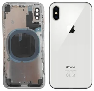 Obudowa Korpus iPhone X Silver - Części serwisowe do telefonów - miniaturka - grafika 1