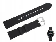 Akcesoria do zegarków - Pasek do zegarka Fossil FTW6024 18 mm czarny - miniaturka - grafika 1