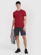 Spodenki męskie - 4F Spodenki treningowe szybkoschnące męskie - szare M - miniaturka - grafika 1