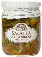 Mieszanki warzywne, sałatki - Krokus Sałatka z ogórków kiszonych 480g - miniaturka - grafika 1