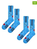 Skarpetki męskie - Happy Socks Skarpety (2 pary) w kolorze błękitnym - miniaturka - grafika 1