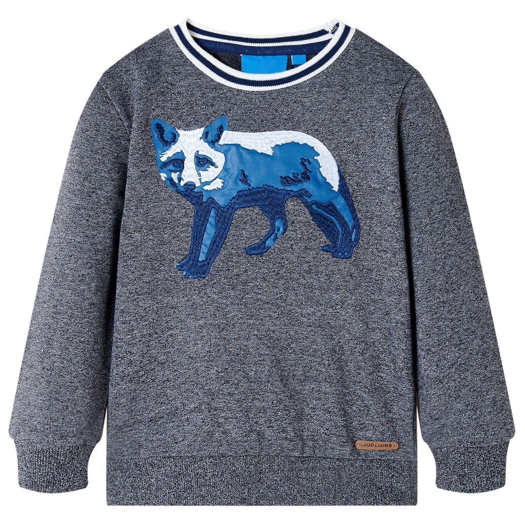 Bluza dziecięca, granatowy melanż, 116