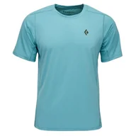 Koszulki sportowe męskie - Koszulka męska Black Diamond M Distance Ss Tech Tee Rozmiar: L / Kolor: jasnoniebieski - miniaturka - grafika 1