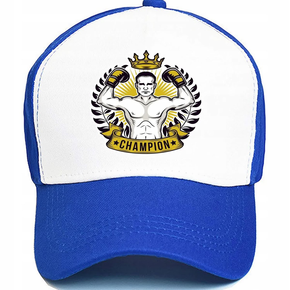 Czapka Atramentowa Daszek BOKS CHAMPION Wzory