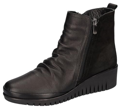 Cosmos Comfort Damskie sztyblety 6327-503, czarne, 41 EU, czarny, 41 EU