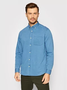 Koszule męskie - Selected Homme Koszula jeansowa Rick 16077358 Niebieski Regular Fit - grafika 1