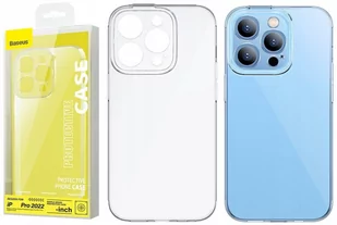 Baseus Przeźroczyste Etui Simple do iPhone 14 Pro Max - Etui i futerały do telefonów - miniaturka - grafika 1