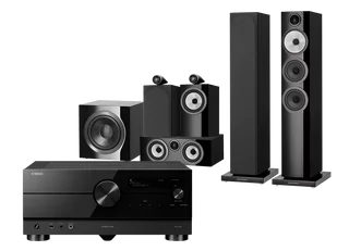 Kino domowe Yamaha RX-A4A (czarny) + 704 S3 + 705 S3 + HTM72 S3 + DB4S (czarny) - Kino domowe - miniaturka - grafika 1