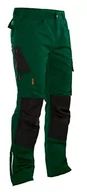 Spodenki męskie - Jobman Męskie spodnie robocze 2321 z kieszenią na kolanach, zielone/czarne, rozmiar 42 - miniaturka - grafika 1