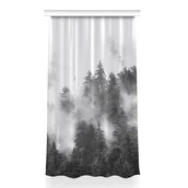 Zasłony - Gotowa zasłona z nadrukiem Mglisty las 150x260 cm, Fabricsy - miniaturka - grafika 1