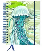 Notesy i bloczki - Bullet journal 180 stron notatnik pamiętnik A5+ kropki gumka - miniaturka - grafika 1