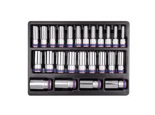 KING TONY Zestaw nasadek 9-4235MR, 1/2", 12-kątne, 8-36 mm - Zestawy narzędziowe - miniaturka - grafika 1