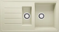 Zlewozmywaki - Zlew BRANDE LINK DUAL 900-60 BEIGE (beżowy) - miniaturka - grafika 1