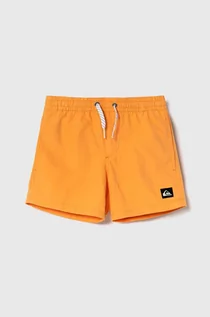 Spodnie i spodenki dla chłopców - Quiksilver szorty kąpielowe dziecięce SOLID YTH 14 kolor pomarańczowy - grafika 1