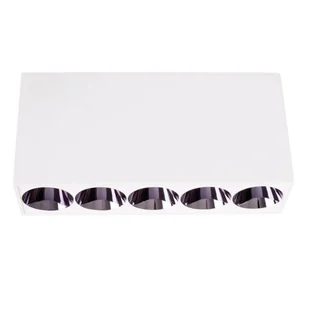 Prostokątna lampa przysufitowa X-LINE C0253 Maxlight LED 8W 3000K biały czarny - Lampy sufitowe - miniaturka - grafika 1