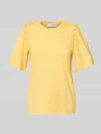 Koszulki i topy damskie - T-shirt z marszczeniami model ‘PENELOPE’ - miniaturka - grafika 1