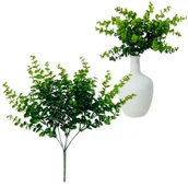 Sztuczne kwiaty - BUKSZPAN EUKALIPTUS BUKIET LIŚCI BUKIECIK Z LIŚCI 40 CM SZTUCZNE KWIATY - miniaturka - grafika 1