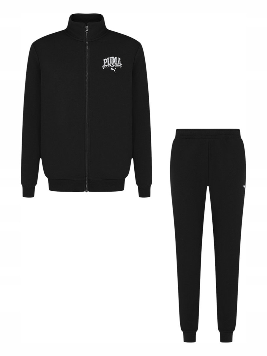 PUMA MĘSKI DRES KOMPLETNY PUMA CLASS SWEAT SUIT CZARNY r.L