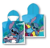 Okrycia kąpielowe dla dzieci - Ręcznik plażowy dziecięcy poncho 55x110 Lilo Stitch boy - miniaturka - grafika 1