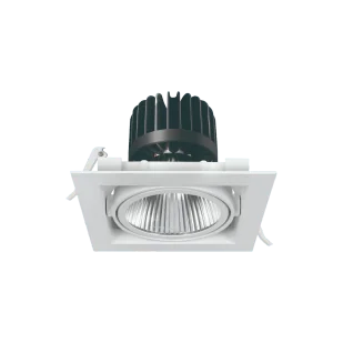 OXYLED Lampa wpuszczana DW17 ABATE 22W 3000K 942398 942398 - Oprawy, klosze i abażury - miniaturka - grafika 1