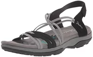 Sandały damskie - Skechers Reggae Slim Takes Two, sandały damskie, czarny, 36 EU - miniaturka - grafika 1