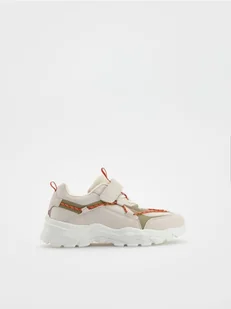 Reserved - Sneakersy na rzepy - beżowy - Buty dla chłopców - miniaturka - grafika 1